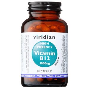 VIRIDIAN HIGH POTENCY VITAMIN B12 1000UG  60CAPS