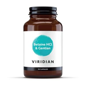 VIRIDIAN BETAINE HCI WITH GENTIAN ROOT 650MG