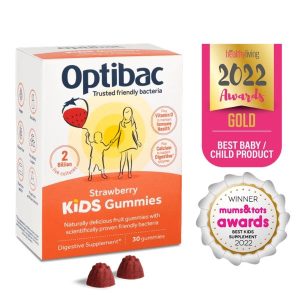 OPTIBAC PROBIOTICS KIDS GUMMIES STRAWBERRY 30S